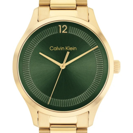 Calvin Klein Ρολόι με Μεταλλικό Μπρασελέ σε Χρυσό χρώμα