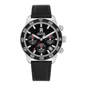 Ανδρικό ρολόι Tommy Hilfiger Sport με μαύρο λουράκι