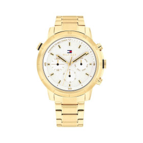 Tommy Hilfiger Ρολόι Μπαταρίας με Χρυσό Ατσάλινο Μπρασελέ