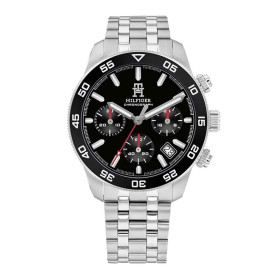 Tommy Hilfiger Sport Ρολόι Χρονογράφος Μπαταρίας με Ασημί Ατσάλινο Μπρασελέ