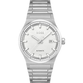Hugo Boss Candor Ανδρικό Ρολόι Αυτόματο με Ατσάλινο Μπρασελέ