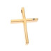 Yellow gold cross k14 with diamonds